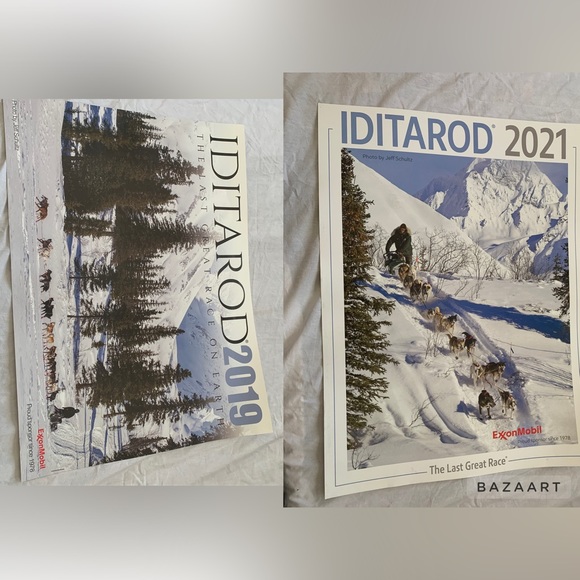 🌲(3 for $25) Iditarod 2019 and 2021 posters - Picture 1 of 1
